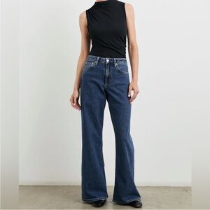 Rails Angeleno wide leg denim jeans in pebble blue 26